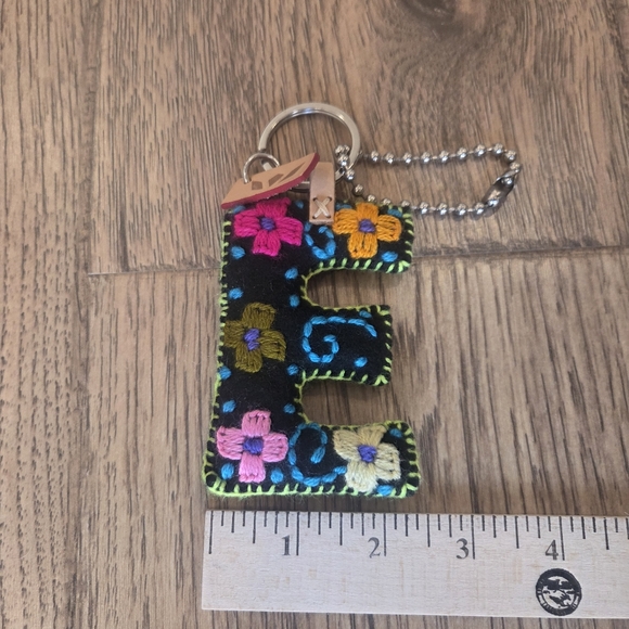 Consuela Handbags - Consuela Black Felt Alphabet Charm E